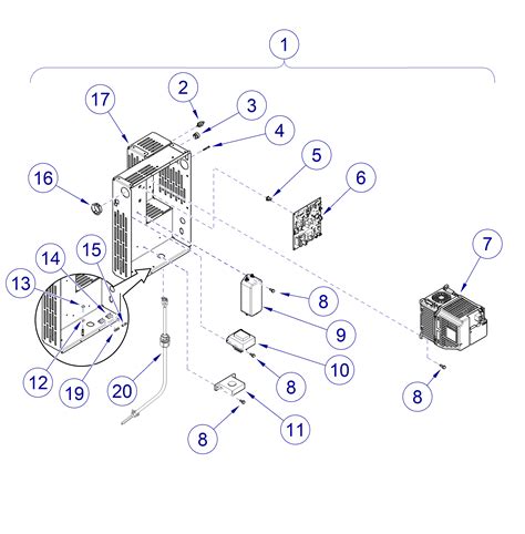 Midmark® Smart Air Compressor Electrical Control Box